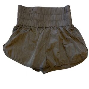 Automet High Rise Way Home Warm Up Running Shorts Small